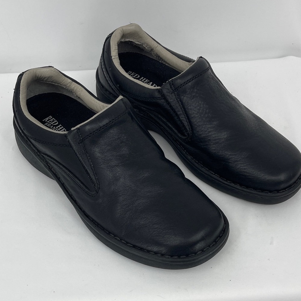 RedHead Men's Classic Black LEATHER Loafers SIZE 11M